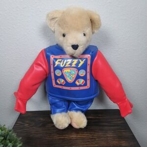 Vanderbear Twin 1982 Fuzzy Outfit Plush Teddy Bear Santa's Workshop Collection